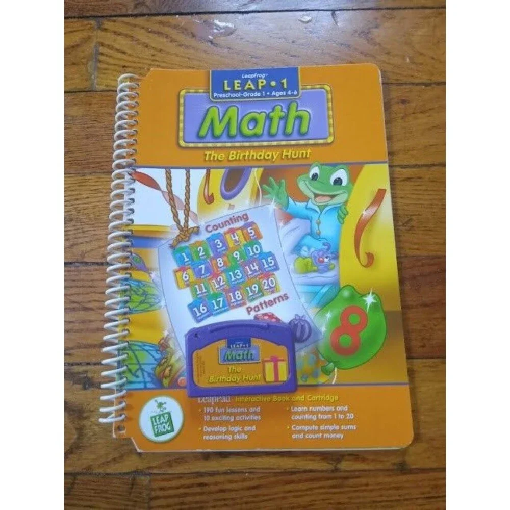 Leap Frog Leapster Leap 1 BOOK CARTRIDGE The Birthday Hunt